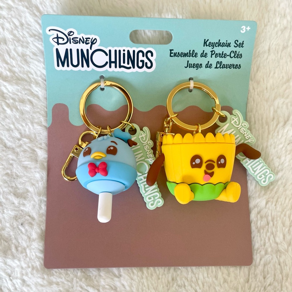 Disney Munchlings Donald Duck & Pluto Keychain Charm Set